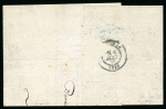 Stamp of France » Lettres Classiques Collections 1852-1870, lot de deux lettres affranchies en orange
