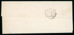 Stamp of France » Lettres Classiques Collections 1852-1870, lot de deux lettres affranchies en orange