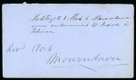 Stamp of Norway » Norwegian Missionary Society in Madagascar Pair of stampless envelopes sent to Reverend Reinert Aas at "Morondava", who was a Norwegian missionary in Madagascar