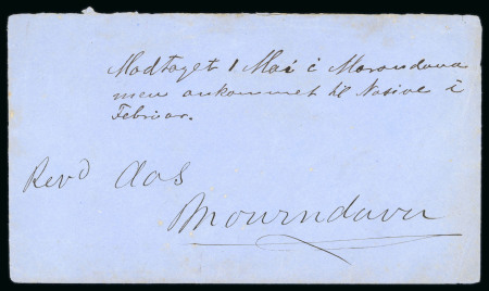 Stamp of Norway » Norwegian Missionary Society in Madagascar Pair of stampless envelopes sent to Reverend Reinert Aas at "Morondava", who was a Norwegian missionary in Madagascar