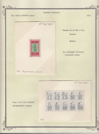 The Joe Chalhoub Collection of the Revenue Stamps of Egypt