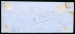Stamp of France » Timbres-Taxe 1859, taxe Y&T n° 2, 10c noir avec piquage Clamecy