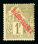 Stamp of Colonies françaises » Diégo-Suarez 1892/1893, collection neufs majorité * avec de bonnes