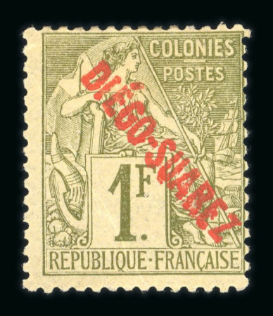 Stamp of Colonies françaises » Diégo-Suarez 1892/1893, collection neufs majorité * avec de bonnes
