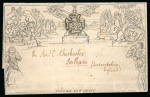 Stamp of Great Britain » 1840 Mulreadys & Caricatures » 1d Lettersheets and Envelopes 1841 (Mar 1) 1d Mulready lettersheet sent from Jersey