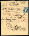 Stamp of France » Ballons Montés 1871, exceptionnel ballon monté Gazette des Absents pour la Nouvelle-Calédonie