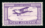 Stamp of Egypt » Airmails 1926 Airmail 27m deep violet mint with watermark inverted