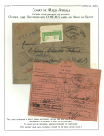 Stamp of Egypt » Officials 1888-1944, group of stampless official mail and documents
