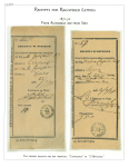 Stamp of Egypt » Collections 1869-1943, small collection of postal documents