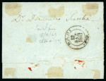 Stamp of Italian States » Naples 1861, nice registered cover from Gravina (Puglia)