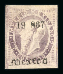 Stamp of Mexico 1866-1867, district Mexico very nice item