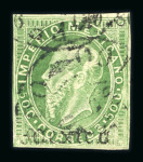 Stamp of Mexico 1866-1867, district Mexico very nice item