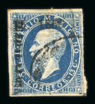 Stamp of Mexico 1866-1867, districts Cordova, Cuernavaca, Durango, Guadalajara, Zapotlan, Cocula, Tepic