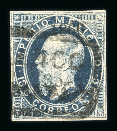 Stamp of Mexico 1866-1867, districts Lagos, Maravatio, Merida, Morelia, Oaxaca, Orizava