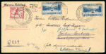 Stamp of Greece » Greece Kingdom 1935 to 1967 1936, nice registered letter from Greece to Berlin