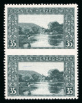 Stamp of Bosnia and Herzegovina » Austrian Post Offices Bosnia Bosnien 1906, 4 Werte m. UNGEZÄHNTEN Mitten