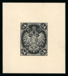 Stamp of Bosnia and Herzegovina » Austrian Post Offices Bosnia Bosnien-Herzegowina 1900-05 Schwarzdruck Einzelproben Wappen kpl