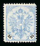 Stamp of Bosnia and Herzegovina » Austrian Post Offices Bosnia Bosnien-Herzegowina 1901-05 35H (2) beide ultramarin