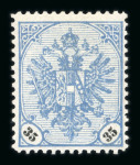 Stamp of Bosnia and Herzegovina » Austrian Post Offices Bosnia Bosnien-Herzegowina 1901-05 35H (2) beide ultramarin