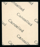 Stamp of Egypt » 1922-1936 King Fouad I Definitives » Issued Stamps 1927-37 Second Portrait Issue: 10m violet type II with Royal "CANCELLED" on reverse in block of four