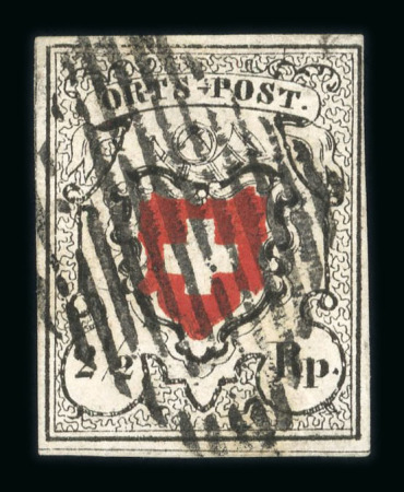 Stamp of Switzerland / Schweiz » Orts-Post und Poste Locale 1850, Orts-Post ohne Kreuzeinfassung, Type 3, mit Abart