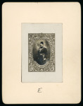 Five essays by Harrison & Sons depicting a three-quarter length photograph of the King in military regalia