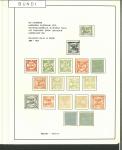 Stamp of Indian States » Bundi 1894-1947 Bundi collection in 34 pages, well described