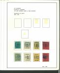 Stamp of Indian States » Duttia 1897-1920 Duttia collection on three pages. 1897-98