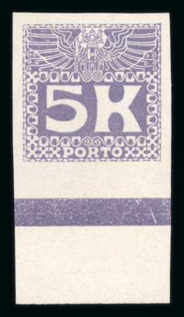 Stamp of Austria » Postage Dues Austria Österreich Nachporto 1911 5K und 10K ungez.