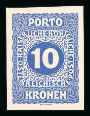 Stamp of Austria » Postage Dues Austria Österreich Nachporto 1916 Neue Ziffern kpl. ungezähnt