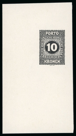 Stamp of Austria » Postage Dues Austria Österreich Nachporto 1916 Neue Ziffern 10K Einzeldruck in schwarz