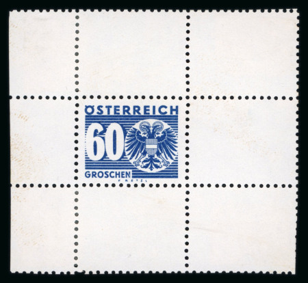 Stamp of Austria » Postage Dues Austria Österreich Nachporto 1935 10 versch. gezähnte Einzelproben verausg. Werte