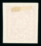 Stamp of Austria » 1890-1918 Issues  Austria Österreich 1916-18 60H Wappen, ungez. + gez.Farbprobe + Essay