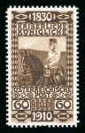 Stamp of Austria » 1890-1918 Issues  Austria Österreich 1910 FARB-PROBENSERIE VON KPL. 17 STÜCK