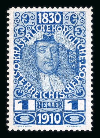 Stamp of Austria » 1890-1918 Issues  Austria Österreich 1910 FARB-PROBENSERIE VON KPL. 17 STÜCK