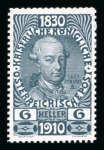 Stamp of Austria » 1890-1918 Issues  Austria Österreich 1910 FARB-PROBENSERIE VON KPL. 17 STÜCK