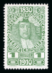 Stamp of Austria » 1890-1918 Issues  Austria Österreich 1910 FARB-PROBENSERIE VON KPL. 17 STÜCK