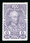 Stamp of Austria » 1890-1918 Issues  Austria Österreich 1910 FARB-PROBENSERIE VON KPL. 17 STÜCK