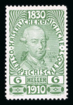 Stamp of Austria » 1890-1918 Issues  Austria Österreich 1910 6H Farbprobe postfr.