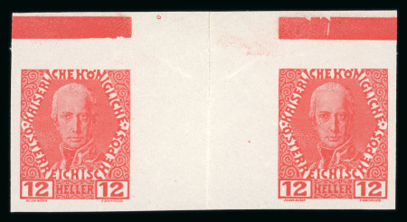 Stamp of Austria » 1890-1918 Issues  Austria Österreich 1908 12H Zwischensteg