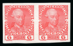 Stamp of Austria » 1890-1918 Issues  Austria Österreich 1908 6H Farbproben