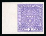 Stamp of Austria » 1890-1918 Issues  Austria Österreich 1918 Flugpost kpl. ohne Aufdr.ungez.