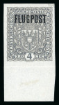 Stamp of Austria » 1890-1918 Issues  Austria Österreich 1918 Flugpost kpl. ungez. + 2 Normalsätze