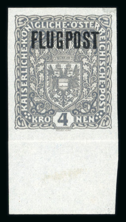 Stamp of Austria » 1890-1918 Issues  Austria Österreich 1918 Flugpost kpl. ungez. + 2 Normalsätze