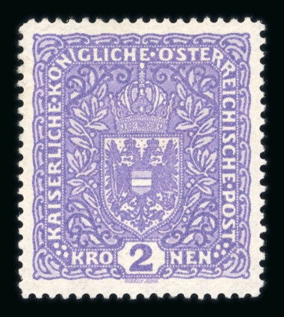Stamp of Austria » 1890-1918 Issues  Austria Österreich 1918 Flugpost gezähnt ohne Aufdruck, ungebr.