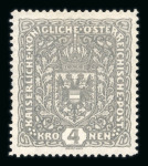 Stamp of Austria » 1890-1918 Issues  Austria Österreich 1918 Flugpost gezähnt ohne Aufdruck, ungebr.
