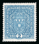 Stamp of Austria » 1890-1918 Issues  Austria Österreich 1917-19 2K gez. 11 1/2 **