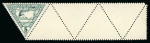 Stamp of Austria » 1890-1918 Issues  Austria Österreich 1916 Eilmarken dreieckig m. 4 Leerfeldern postfr.