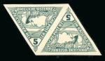 Stamp of Austria » 1890-1918 Issues  Austria Österreich 1916 dreieckige Eilmarken Paare ungez., **