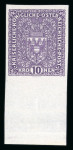 Stamp of Austria » 1890-1918 Issues  1916-17, Kronenwerte helle Farben kpl. ungezähnt, **